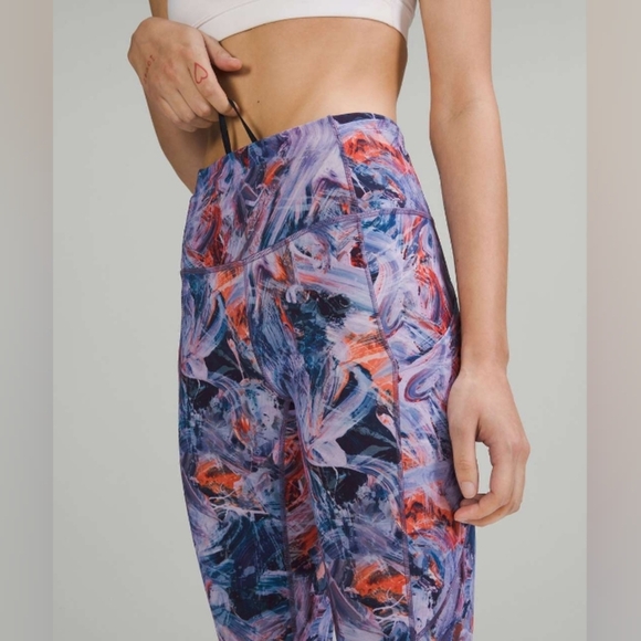 🆕 Lululemon Fast and Free Brushed High-Rise Tight 28" Atmospheric Purple 2 NWT - Picture 5 of 16